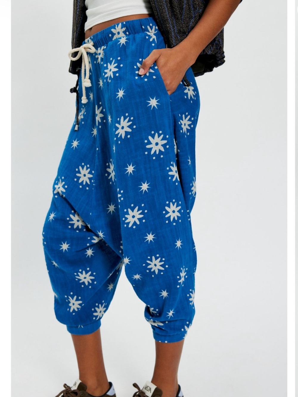 Free People One Teaspoon Supernova Jersey Harem Pants